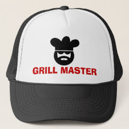 Grillvorlagenhut für GRILLEN-Liebhaber Truckerkappe