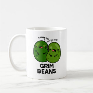 Grim Beans Lustige Gemüse-Wortspiele Kaffeetasse