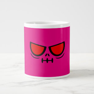 Grim Face™ Brand Hot Pink Jumbo-Tasse