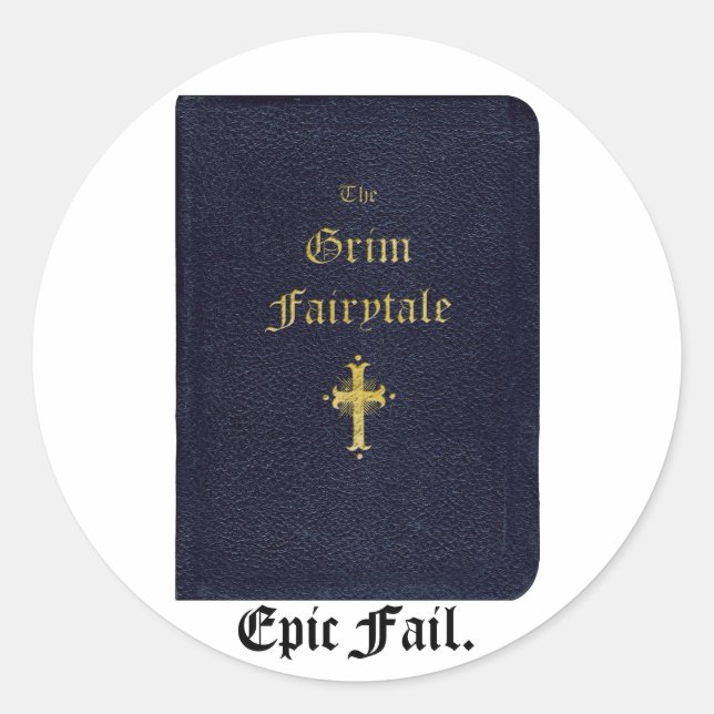 Grim Fairytale ~ Epic Versag Runder Aufkleber (Vorderseite)