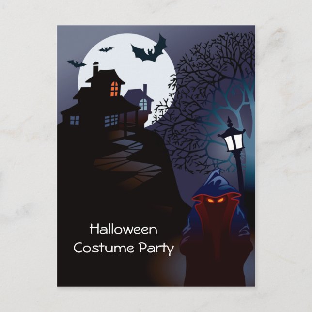 Grim Reaper Halloween Costume Fête Invitation (Devant)
