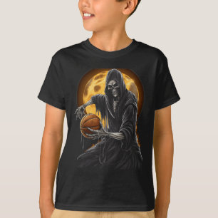Grim Sensenmann Basketball Grafik-T-Shirts für mic T-Shirt