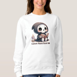 Grim Sensenmann Book Lover, Custom Book Club Sweatshirt