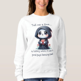 Grim Sensenmann Book Lover, Custom Book Club Sweatshirt