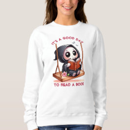 Grim Sensenmann Book Lover, Custom Book Club Sweatshirt