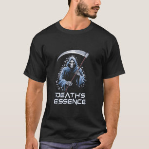 Grim Sensenmann Deathu2019s Essence Abstrakt Fragm T-Shirt