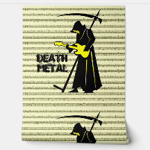 Grim Sensenmann Gitarre ☠️ Gothic Skull 💀 Design