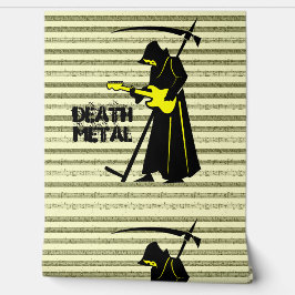 Grim Sensenmann Gitarre ☠️ Gothic Skull 💀 Design Tapete