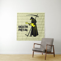 Grim Sensenmann Gitarre ☠️ Gothic Skull Design