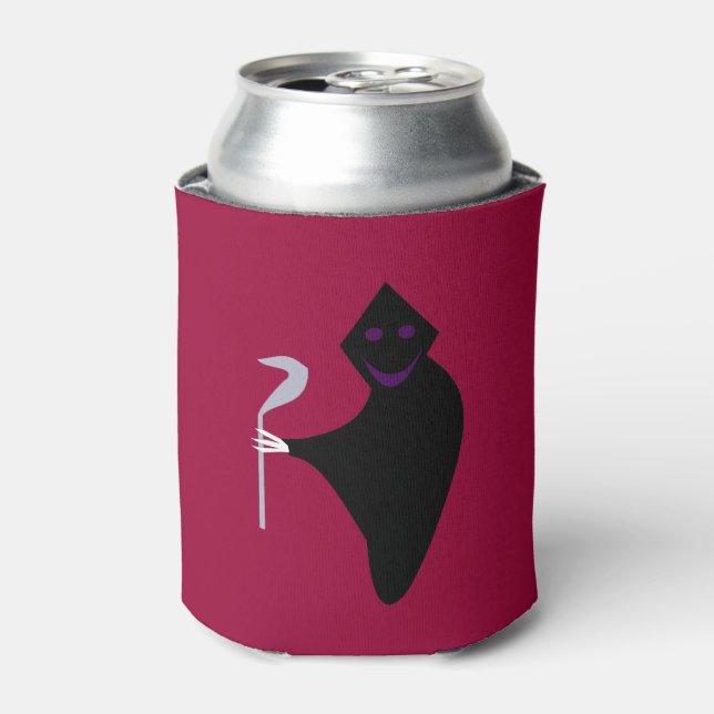 Grim Sensenmann Halloween Can Cooler Dosenkühler (Kanne Vorderseite)