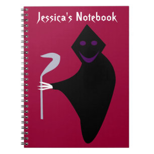 Grim Sensenmann Halloween-Notebook individuell anp Notizblock