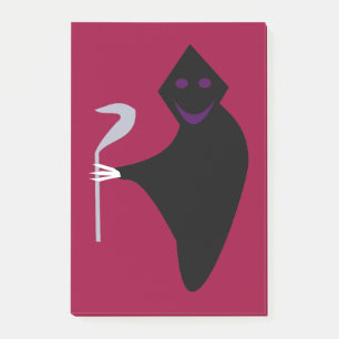 Grim Sensenmann Halloween Post bemerkt Pad Post-it Klebezettel