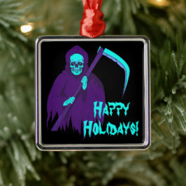 Grim Sensenmann Spooky Horror Ornament Aus Metall