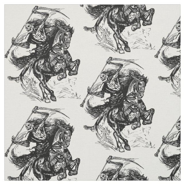 Grim-Sensenmann Stoff (Muster)