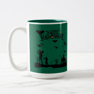 Grim Spirits Rising huntergrün Zweifarbige Tasse