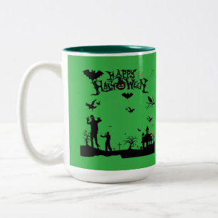 Grim Spirits Rising kellygrün Zweifarbige Tasse