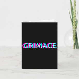 Grimace Edgy Aesthetic Grunge Emo Pastel Goth Hall Karte