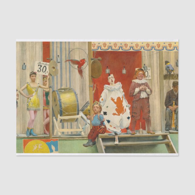 Grimaces And Misery, The Acrobats by Fernand Pelez Seidenpapier (Vorderseite)