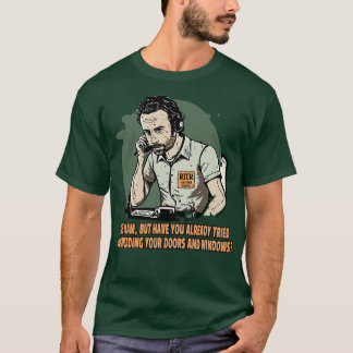 Grimes Rick Customer Service Agent vor kurzem in T-Shirt