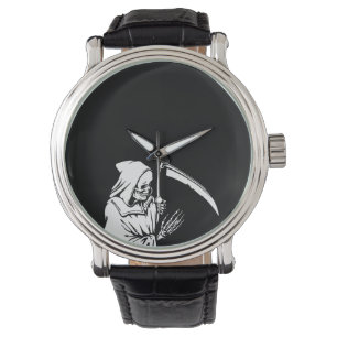 Grimischer Sensenmann Armbanduhr