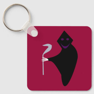 Grimischer Sensenmann Halloween Custom Schlüsselanhänger