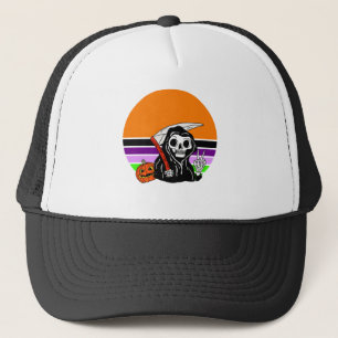 Grimischer Sensenmann - Halloween Sunset Jack O'La Truckerkappe