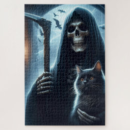 Grimm Reeper und Black Cat Halloween