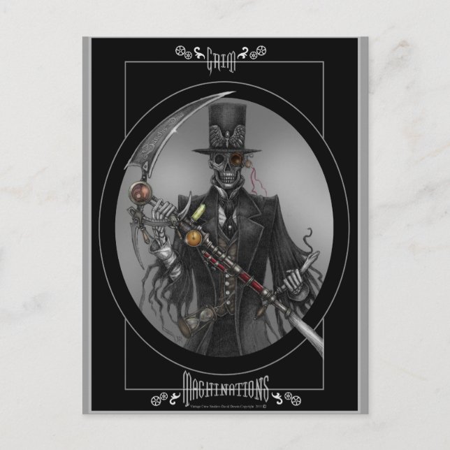 Grimmaschinen Postkarte (Vorderseite)