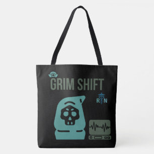 Grimmige Schicht Krankenschwester - Dunkler Humor  Tasche