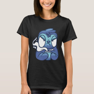 Grimmige Schlacke mit Kaffee-Cup für Fehlerfreunde T-Shirt