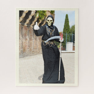 Grimmiger Sensenmann