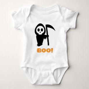 Grimmiger Sensenmann Baby Strampler