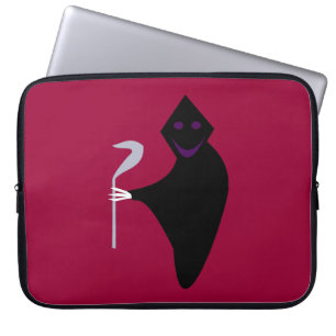 Grimmiger Sensenmann Halloween-Laptop-Tasche Laptopschutzhülle