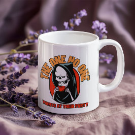 Grimmiger Sensenmann Kaffee Liebe Kaffeetasse