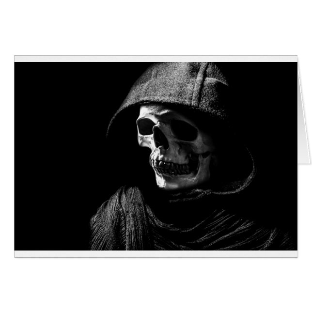 Grimmiger Sensenmann Skull (Vorderseite (Horizontal))