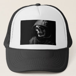 Grimmiger Sensenmann Skull Truckerkappe