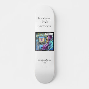 Grimmiger Sensenmann & Skythe Funny Skateboards