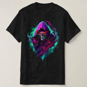 Grimmiger Sensenmann-Todesglühen T-Shirt