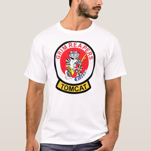 Grimmiger T - Shirt der Sensenmann-VF-101 (Vorderseite)