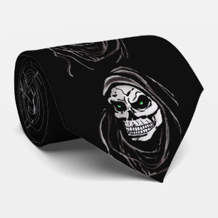 Grimmiger TodesSensenmann Halloween-TodesHorrortag Krawatte