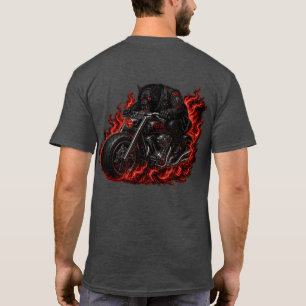 Grimmiger Wolf Fahrer T-Shirt