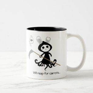 Grimmiges Häschen Zweifarbige Tasse