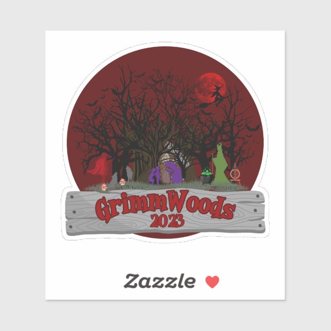 GrimmWoods Sticker 2023 (Rückseite) (Blatt)