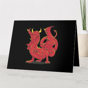 Grimmy Red Dragon Chinesisch Red Karte