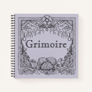 Grimoire Magick Witchy Notizbuch