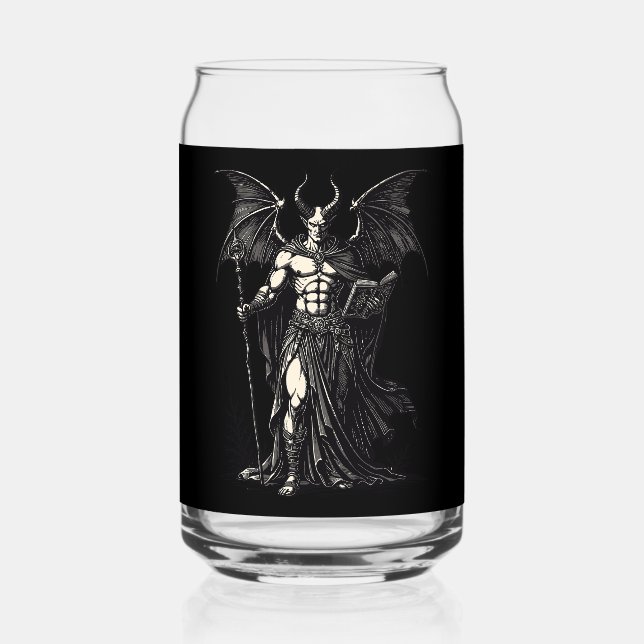 Grimoire-Wächter Dantalion Illustration Dosenglas (Rückseite)