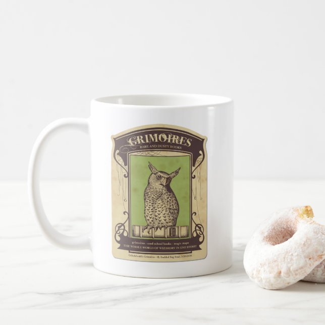 Grimoires Eulenbecher Kaffeetasse (Mit Donut)