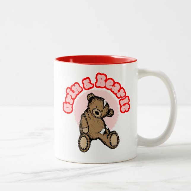 Grin and Bear It Two-Tone Coffee Tasse (Rechts)