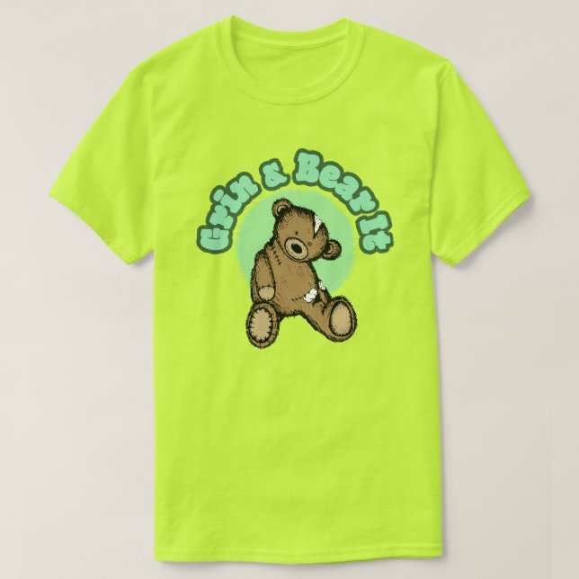 Grin & Bear It T-Shirt (Design vorne)