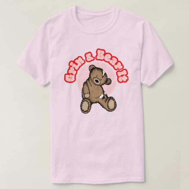 Grin & Bear It T-Shirt (Design vorne)